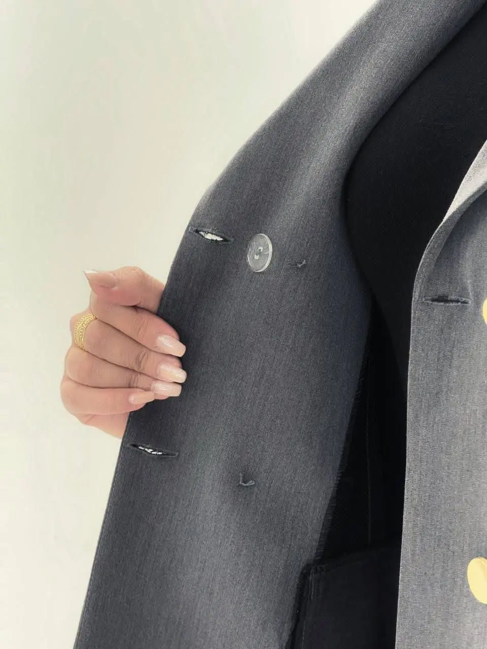 3583-مانتو شلوار اداری فیونا